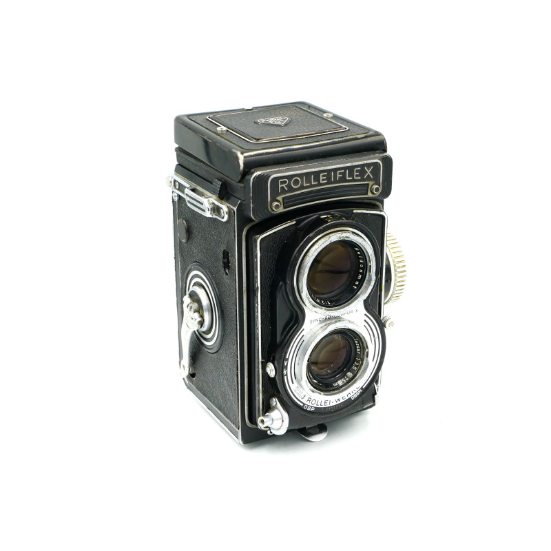Cámara TLR Rolleiflex T con Tessar 75mm f3.5