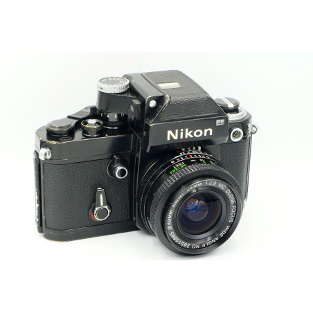 Cámara SLR Nikon F2 con Vivitar 28mm f2.8- Artículo segunda mano