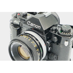 Cámara SLR Canon A-1 con Canon FD 50mm f1.8 - Artículo segunda mano