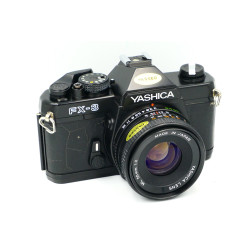 Cámara SLR Yashica FX-3 con caja y visor 90º- Artículo segunda mano