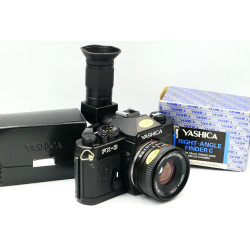 Cámara SLR Yashica FX-3 con caja y visor 90º- Artículo segunda mano