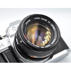 Cámara SLR analógica Canon AE-1 con Canon FD 50mm 1.4 SSC - Artículo segunda mano