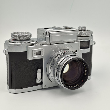 Cámara Contax IIIa "Color Dial" con objetivo Zeiss Sonnar 50mm f/1.5 - Artículo segunda mano