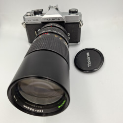 Kit completo Fujica ST705 con 3 objetivos y flash