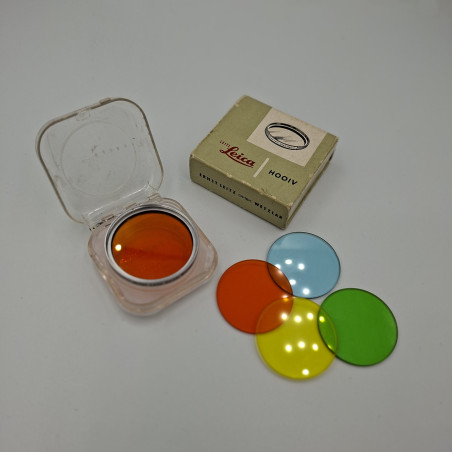 Juego de Filtros Leitz HOOIV para Leica Summitar 50mm f/2 - Con Caja Original Wetzlar