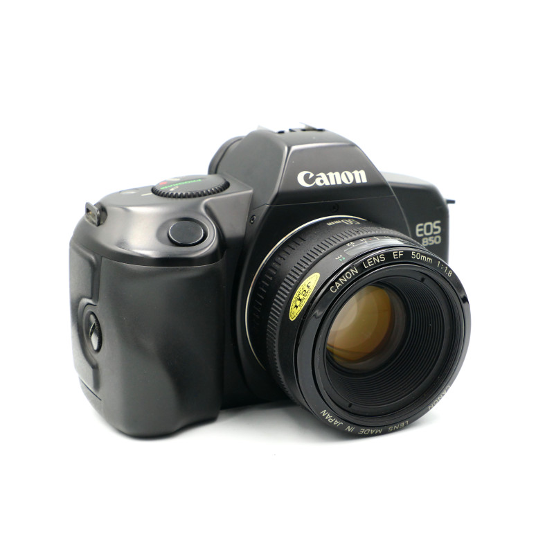 Cámara SLR Canon EOS 850 con Canon EF 50mm 1.8 - Artículo segunda mano